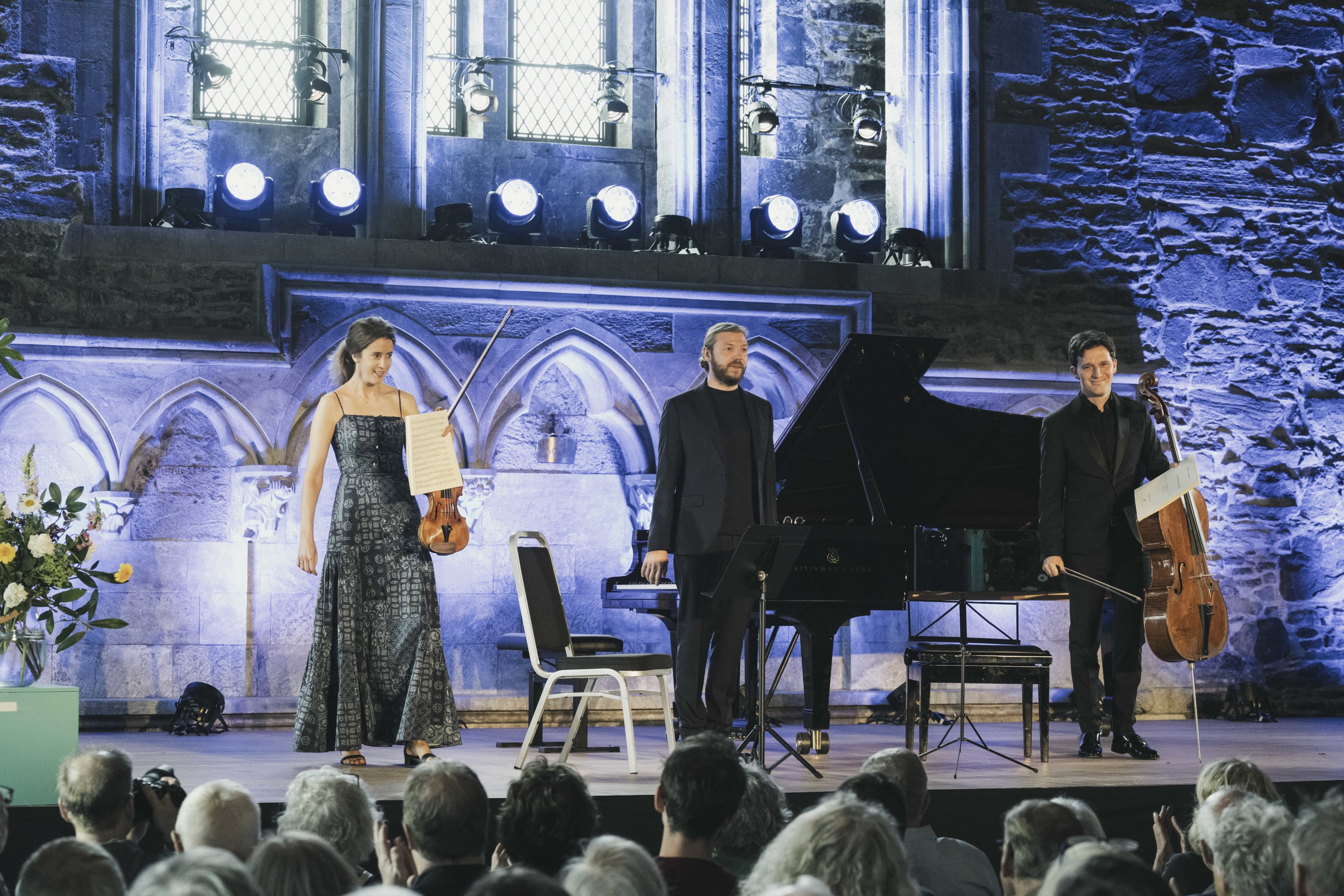 Vilde Frang m/Maximilian Hornung & Denis Kozhukhin. Foto: Thor Brødreskift